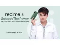 Realme launched Realme 6i in Myanmar with 6.5-inch mini-drop display, Helio G80 SoC, 48MP quad rear cameras, Android 10, 5000mAh battery.