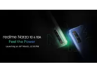 Realme launching new smartphone series Narzo 10 and Narzo 10A in India on March 26 with Helio G80 SoC, 48MP quad rear cameras, 5000mAh battery, Fast charging