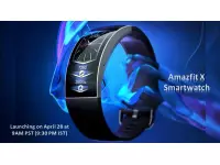 Amazfit X smartwatch to be announced on April 28 with 2.07-inch curved AMOLED display