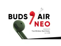 Realme Buds Air Neo launched in India at Rs. 2999 with 13mm driver, Low-latency mode