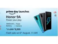 HONOR 9A launched in India for Rs.9,999 with 6.3-inch FullView display, 5000mAh battery alongside HONOR 9S at Rs.6,499