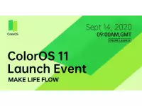 OPPO ColorOS 11 based on Android 11 global launch event on September 14