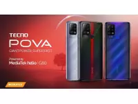 Tecno POVA launched in India starting at Rs. 9999 with 6.8-inch Dot-In display, Helio G80, 6000mAh battery