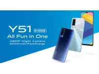 Vivo Y51 launched in India at Rs.17,990 with 6.58-inch FHD+ display, 8GB RAM, 48MP triple rear cameras, 5000mAh battery