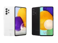 Samsung Galaxy A72 and Galaxy A52 New Renders Surfaced with FHD+ Super AMOLED Infinity-O Display, 64MP Quad Rear Cameras