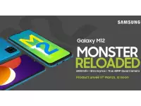 Samsung Galaxy M12 launching in India on March 11 with 6.5-inch Infinity-V 90Hz display, 48MP quad rear cameras, 6000mAh battery