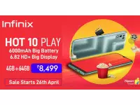 Infinix Hot 10 Play launched in India at Rs.8,499 with 6.82-inch display, Helio G35 SoC, 4GB RAM, 6000mAh battery