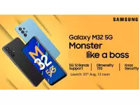 Samsung Galaxy M32 5G launching in India on August 25 with 6.5-inch HD+ Display, Dimensity 720 SoC, 48MP Quad Rear Cameras