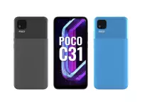 POCO C31 launched in India at Rs.8,499 with 6.53-inch HD+ display, Helio G35 SoC, up to 4GB RAM