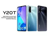 Vivo Y20T launched in India at Rs.15,490 with 6.51-inch Halo FullView display, Snapdragon 662 SoC, 6GB+1GB RAM