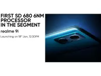 Realme 9i launching in India on January 18 with 6.6-inch FHD+ 90Hz display, Snapdragon 680 SoC, 6GB + 5GB Virtual RAM