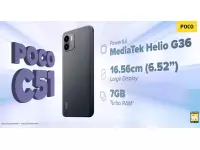 POCO C51 launched in India at Rs. 8499 with 6.52-inch display, Helio G36 SoC, 5000mAh battery