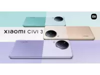 Xiaomi Civi 3 launched with 6.55-inch FHD+ 120Hz OLED display, Dimensity 8200-Ultra SoC, up to 16GB RAM, dual 32MP front cameras