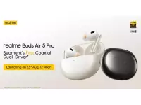 Realme Buds Air 5 Pro launching in India on August 23 with Dual Drivers, LDAC, ANC Support
