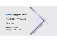 TENCO PHANTOM V Flip 5G to be launched on September 22 with Dimensity 1300 SoC; Teaser Out