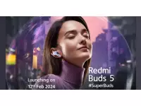 Redmi Buds 5 launching in India on February 12 with 46dB ANC, up to 40h total playback, Bluetooth 5.3 LTE