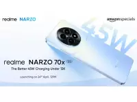 Realme narzo 70x 5G launching in India on April 24 with 120Hz AMOLED display, IP54 rating