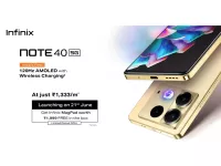 Infinix Note 40 5G  launching in India on June 21 with 6.78-inch FHD+ 120Hz AMOLED display, Wireless MagCharge