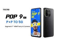 TECNO POP 9 5G  launched in India starting at Rs,9,499 with 6.6-inch 120Hz display, Dimensity 6300 SoC, IP54 ratings