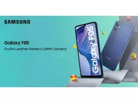 Samsung Galaxy F05 launched in India for Rs.7,999 with 6.7inch HD+ screen, 50MP camera, Leather Back