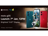 Motorola moto g05 launching in India on January 7th with 6.67-inch 90Hz HD+ LCD screen, Android 15