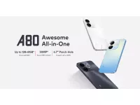 itel A80 launched in India for Rs.6,999 with 6.67-inch 120Hz display, IP54 ratings, 5000mAh battery