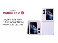 Nubia Flip 2 5G launched Globally with 6.9-inch foldable and 3-inch outer OLED screen, Dimensity 7300X SoC