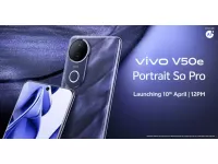 Vivo V50e launching in India on April 10th with Quad-Curved OLED display, 50MP Front and Rear Cameras, IP69 Ratings