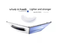 Vivo X Fold5 to be launched on June 25: World's Lightest Foldable with ZEISS Optics, iCloud Support, and Breakthrough Durability