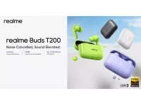 Realme Buds T200 launched in India for Rs. 1999 with 12.4mm Drivers, LDAC, up to 32dB ANC, up to 50h total playback