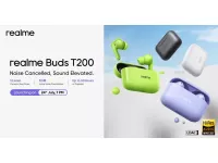 Realme Buds T200 to be launched on July 24th in India with 12.4mm Dynamic Driver, 32dB ANC, up to 50hr Playback