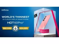 Infinix HOT 60 Pro+ Certified by Guinness World Records as World’s Thinnest 3D Curved Display Smartphone