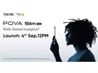 TECNO POVA Slim 5G launching in India on September 4 as the World’s Slimmest 5G Smartphone with 3D Curved Display