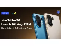 Vivo T4 Pro 5G Launching in India on August 26 with 3x Periscope Camera; Expected Snapdragon 7 Gen 4 SoC, 6500mAh Battery