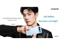 HONOR 500 series to be launched on November 24 with 6.55-inch FHD+ 120Hz OLED Screen, Snapdragon 8 Elite SoC