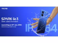 TECNO Spark Go 3 launching in India on January 16th with IP64 Rating, Focus on Durability