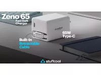 Stuffcool Zeno 65W GaN charger launched in India at Rs. 2,999 with PD, PPS charging, built-in retractable cable