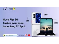 Ai+ Nova Flip 5G launching in India on April 9th with 6.78-inch FHD+ 120Hz AMOLED Screen, Dimensity 7300X SoC