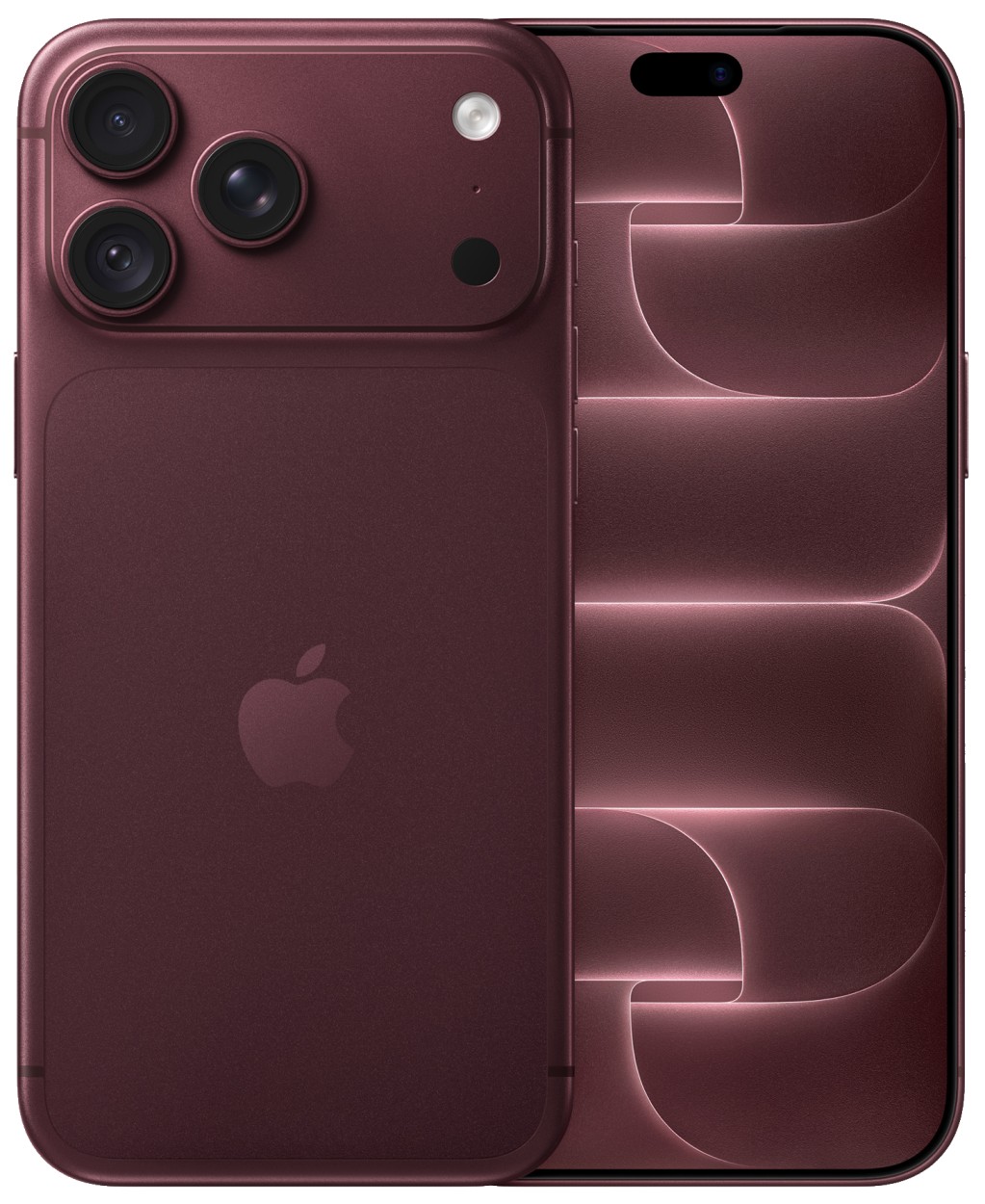 iPhone 18 Pro Max na cor bordô