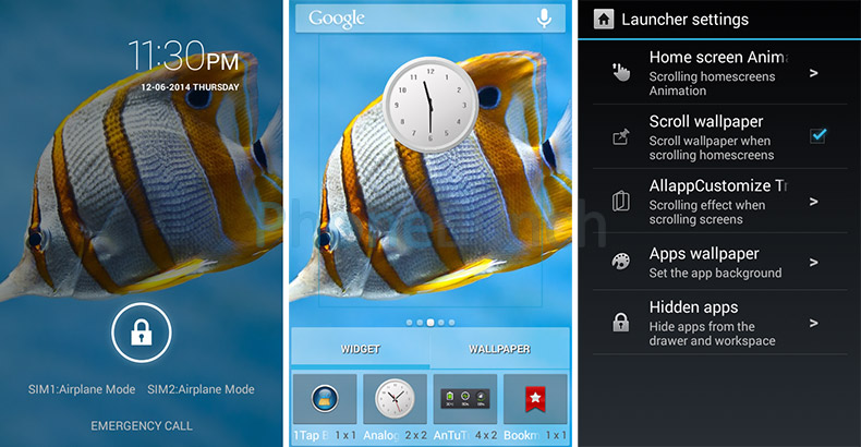 Lockscreen Homescreen Customization