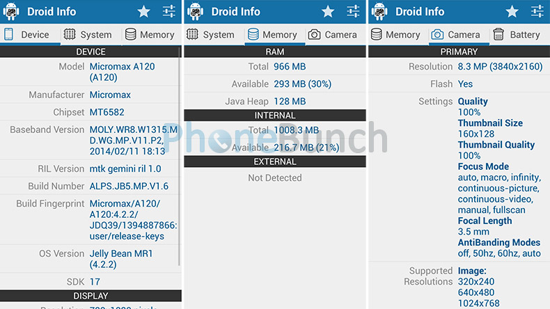 Hardware Specs Overview