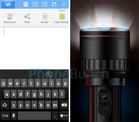 Kingsoft Office And Flashlight Apps