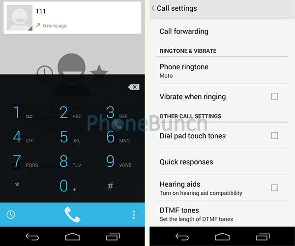 Dialer Call Settings