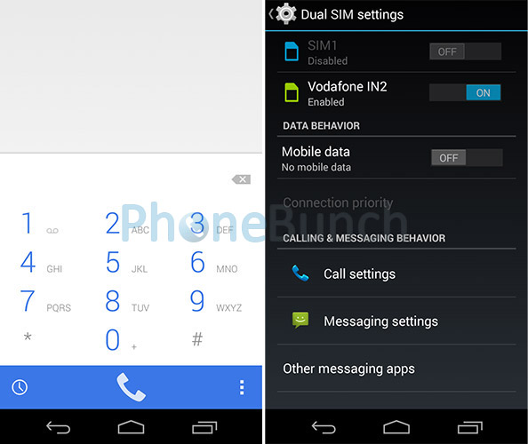 Dialer Call Settings