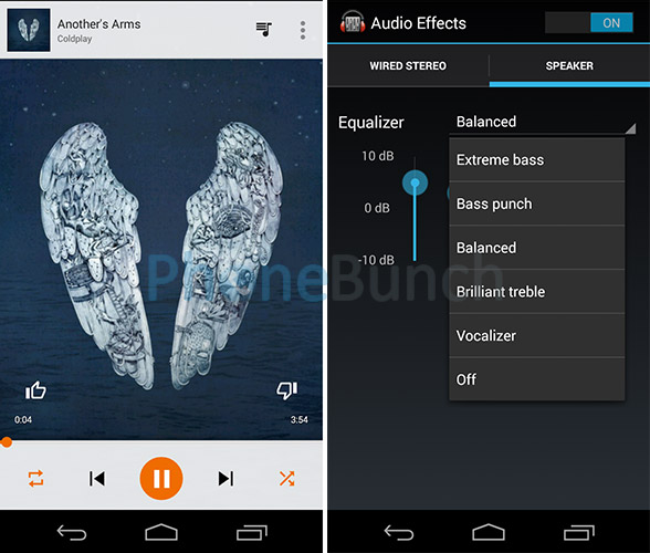 Music Player Audio Effects