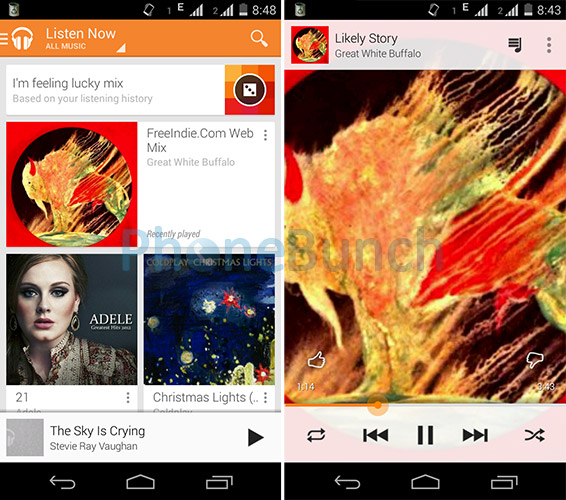 Music App Moto G
