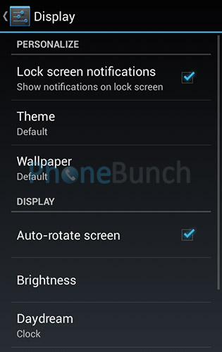 Display Settings