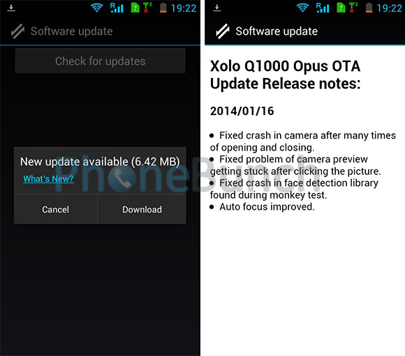 Xolo Q1000 Opus Firmware Update Ota Camera Issues