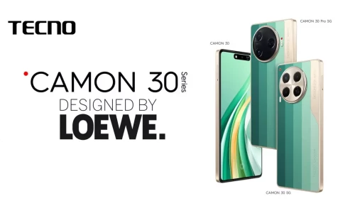 TECNO CAMON 30 Series LOEWE. Design Edition launched with coffee grounds back cover