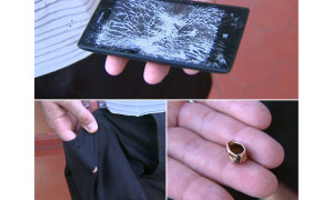 Nokia Lumia 520 deflects bullet, saves Police officer's life.